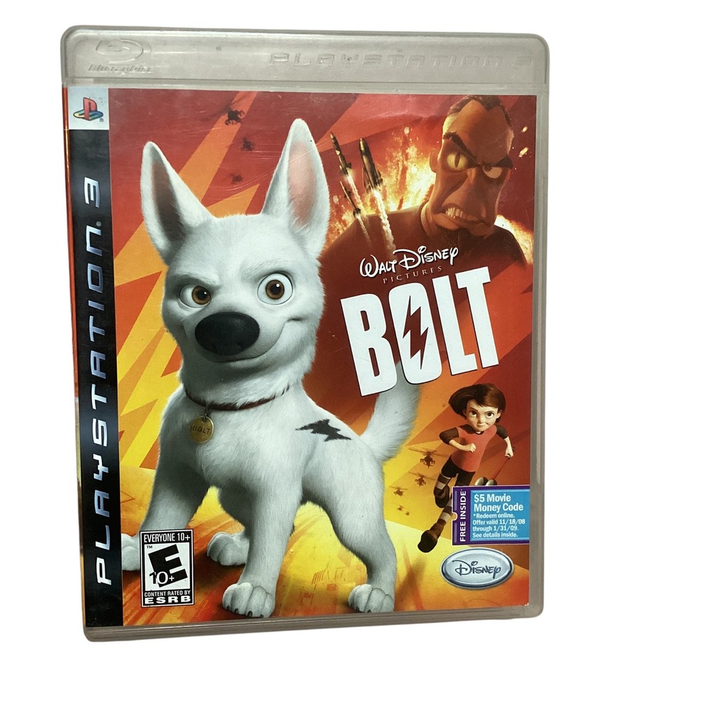 Disney Bolt Sony PlayStation 3 PS3 Game CIB Complete with Manual BLUS-30229